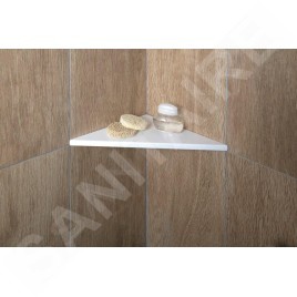 Sapho Abeline - Tablette d'angle, blanc mat AE200-0101