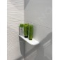 Sapho Abeline - Tablette d'angle, blanc mat AE300-0101