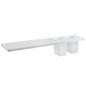 Sapho Abeline - Étagère avec verres, 50 cm, blanc mat AE502-0101-01