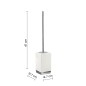 Sapho Gedy Lucy - Brosse WC à poser, blanc LY33