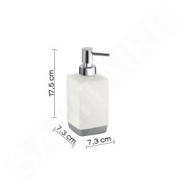 Sapho Gedy Lucy - Distributeur de savon à poser, blanc LY80