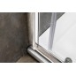 Aqualine Agga - Cabine de douche 80x80 cm, chrome/verre clair HLF808Y