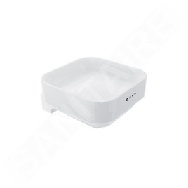Nimco Maya - Porte-savon avec support, céramique/blanc MAB 29059K-05