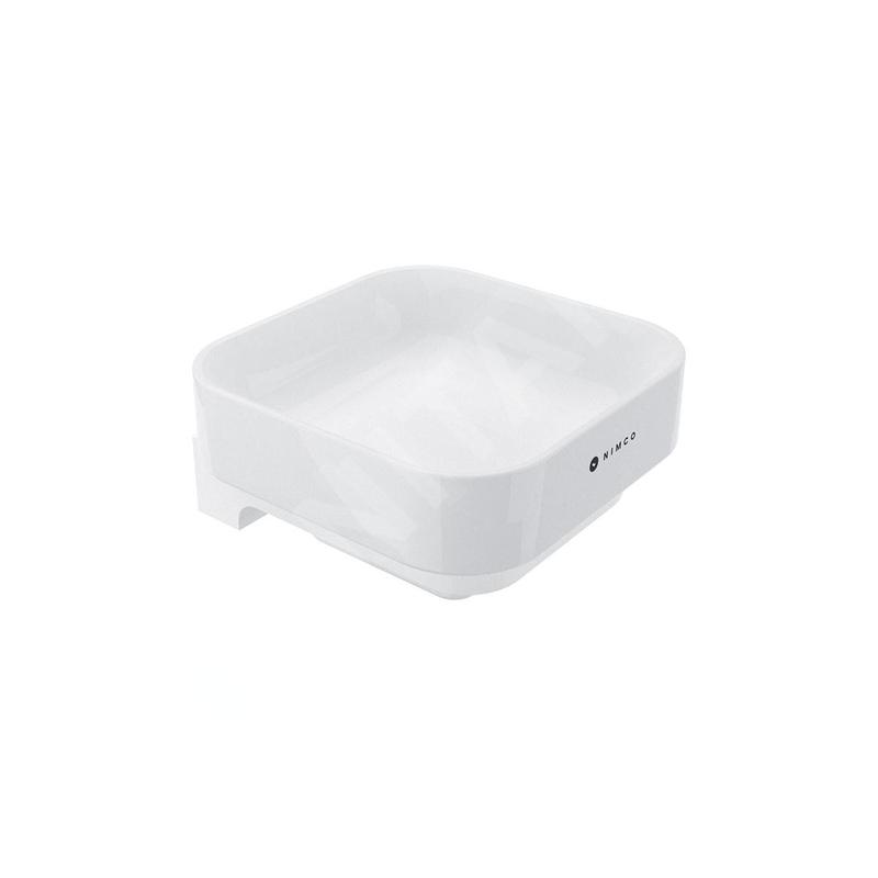 Nimco Maya - Porte-savon avec support, céramique/blanc MAB 29059K-05
