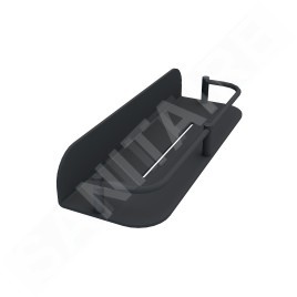 Nimco Accessoires - Tablette, longueur 28 cm, noir mat 2091X-30-90