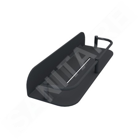 Nimco Accessoires - Tablette, longueur 28 cm, noir mat 2091X-30-90