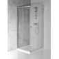 Aqualine Agga - Cabine de douche 90x90 cm, chrome/verre clair HLF909Y