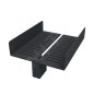 Nimco Accessoires - Tablette, longueur 25 cm, noir mat 2091-DH-25-90