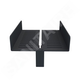 Nimco Accessoires - Tablette, longueur 25 cm, noir mat 2091-DH-25-90