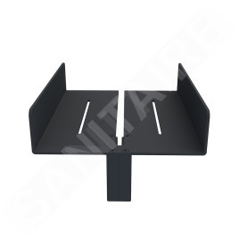 Nimco Accessoires - Tablette, longueur 25 cm, noir mat 2091-DJ-25-90