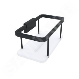 Nimco Kibo - Tablette, longueur 20 cm, plexiglas/noir Ki-14015-B-90