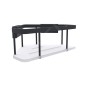 Nimco Kibo - Etagère, longueur 23 cm, plexiglas/noir Ki-14003-B-90