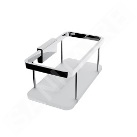 Nimco Kibo - Tablette, longueur 20 cm, plexiglas/chrome Ki 14015-B-26
