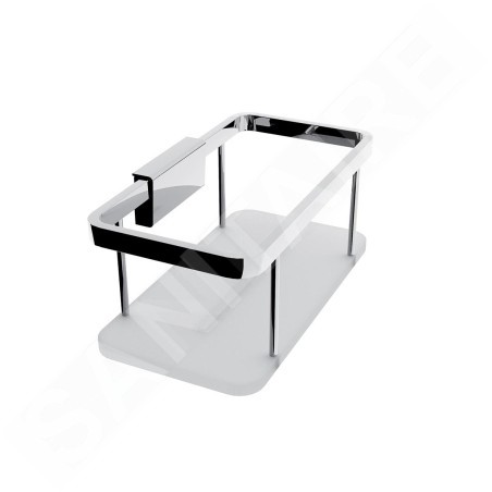 Nimco Kibo - Tablette, longueur 20 cm, plexiglas/chrome Ki 14015-B-26