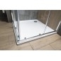 Aqualine Agga - Cabine de douche 90x90 cm, chrome/verre clair HLF909Y