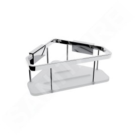 Nimco Kibo - Tablette, longueur 23 cm, plexiglas/chrome Ki 14003-B-26
