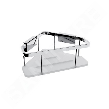 Nimco Kibo - Tablette, longueur 23 cm, plexiglas/chrome Ki 14003-B-26