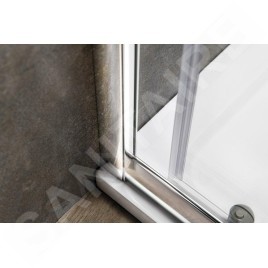 Aqualine Agga - Cabine de douche 90x90 cm, chrome/verre clair HLF909Y