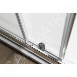 Aqualine Agga - Cabine de douche 90x90 cm, chrome/verre clair HLF909Y