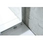 Aqualine Agga - Cabine de douche 90x90 cm, chrome/verre clair HLF909Y
