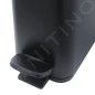 Nimco Poubelles - Poubelle 5 L, noir mat KOS 11005-90