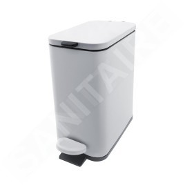 Nimco Poubelles - Poubelle 5 L, blanc mat KOS 11005-05