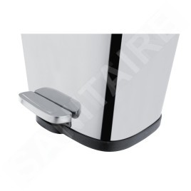 Nimco Poubelles - Poubelle 5 L, acier inoxydable KOS 8005-18
