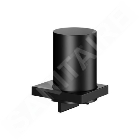 Keuco Edition 11 - Distributeur de savon avec support, 180 ml, noir mat 11152379000