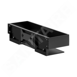 Keuco Edition 11 - Tablette, longueur 300 mm, noir mat 11158370000