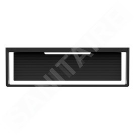 Keuco Edition 11 - Tablette, longueur 300 mm, noir mat 11158370000