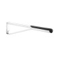 Keuco Axess - Barre de maintien 70 cm, pliable, chrome/noir 35003010737
