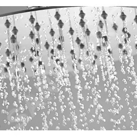 Sapho Slim - Douche de tête, diamètre 40 cm, inox MS571