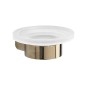 Sapho Gedy Pirenei - Porte-savon avec support, or/verre satiné PI1187
