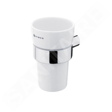 Nimco Bormo - Porte brosse à dents et dentifrice, chrome BR 11058KU-26