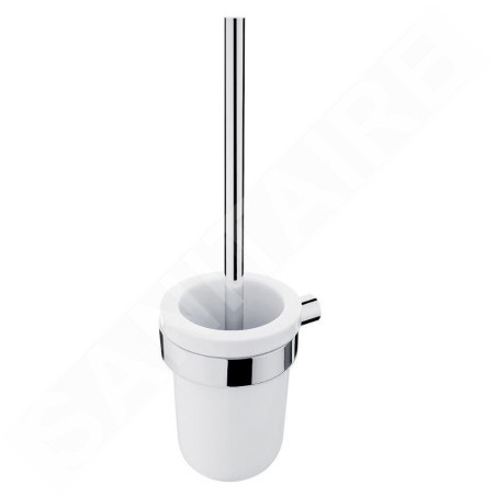 Nimco Bormo - Brosse de toilette avec support mural, chrome BR 11094KU-26