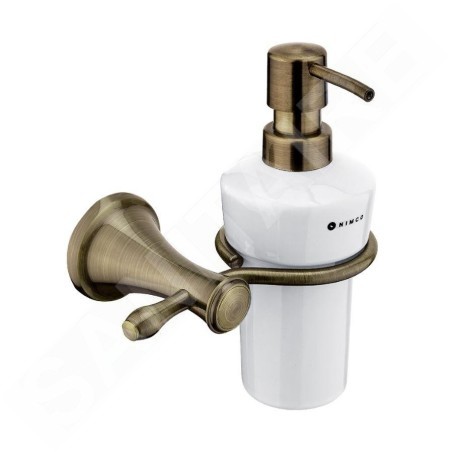 Nimco Lada - Distributeur de savon liquide avec support, laiton LA 19031KU-65
