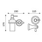 Nimco Lada - Distributeur de savon liquide avec support, laiton LA 19031KU-65