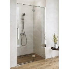 Cersanit Crea - Porte de douche 100x202 cm, droite, chrome/verre clair S159-002