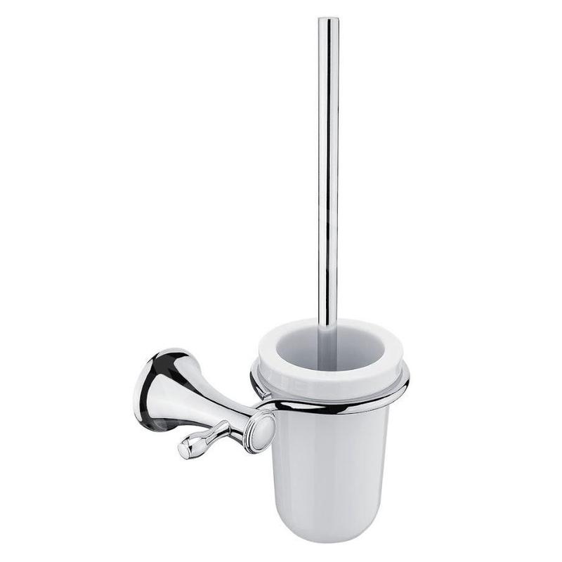 Nimco Lada - Brosse de toilette avec support mural, chrome LA 19094KU-26