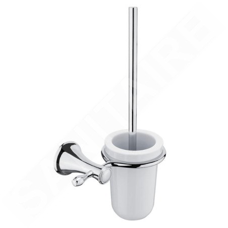 Nimco Lada - Brosse de toilette avec support mural, chrome LA 19094KU-26