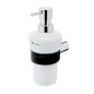 Nimco Nava - Distributeur de savon liquide avec support, chrome/noir mat NA 28031KU-T