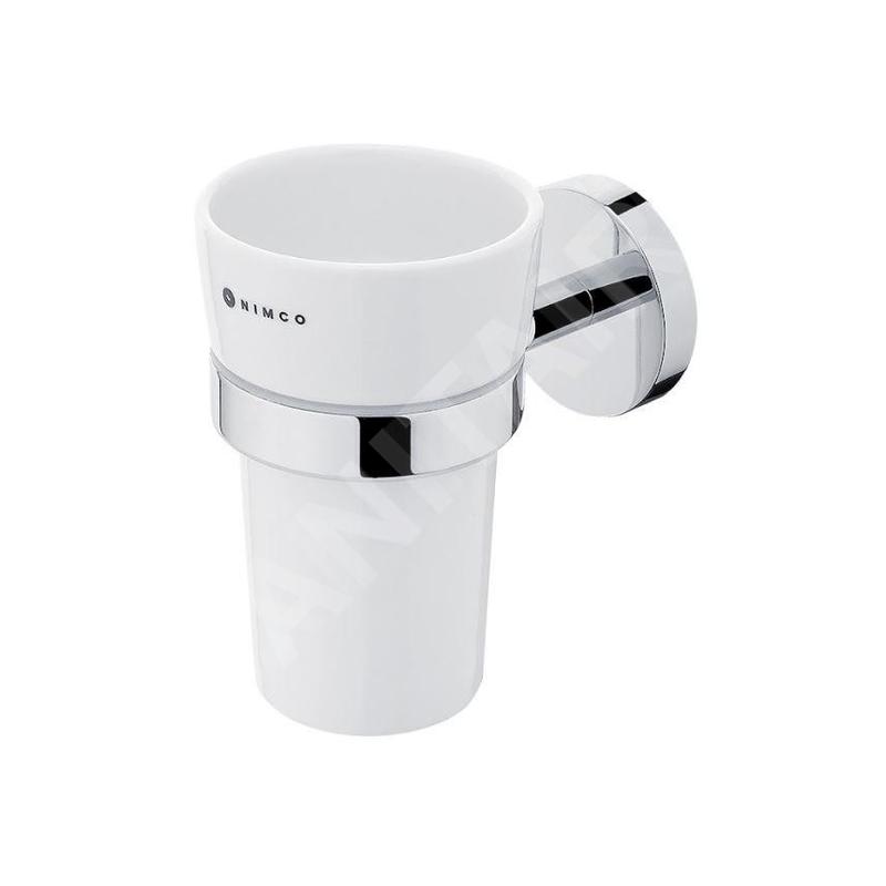 Nimco Unix - Porte brosse à dents et dentifrice, chrome UN 13058KU-26