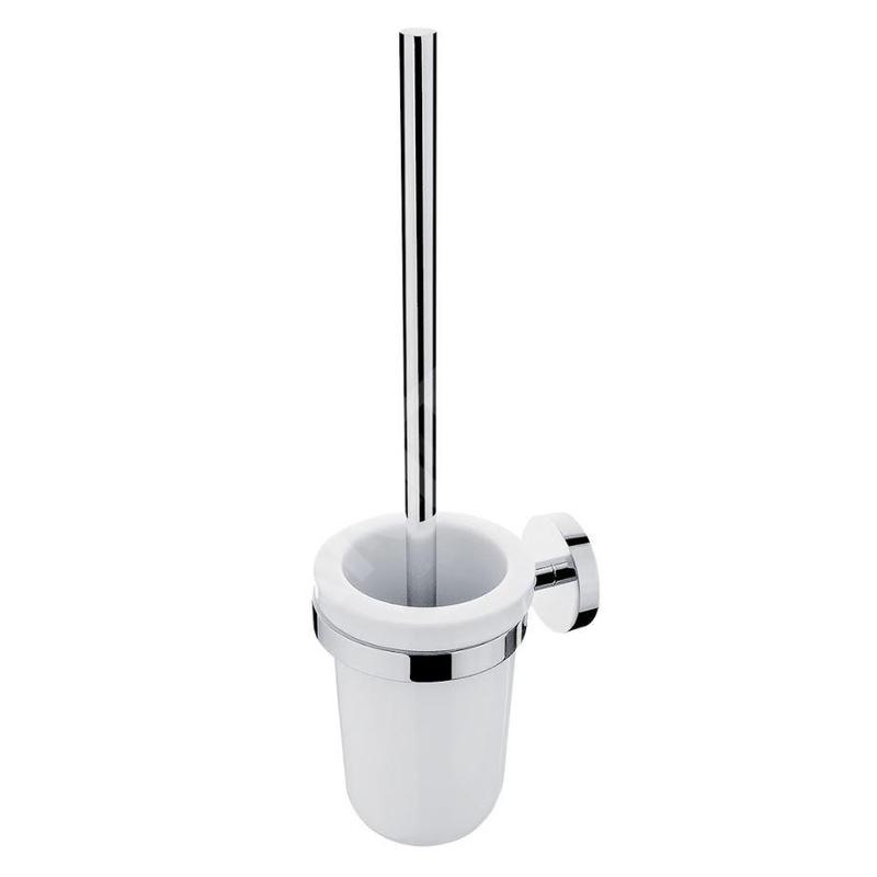 Nimco Unix - Brosse de toilette avec support mural, chrome UN 13094KU-26
