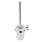 Nimco Unix - Brosse de toilette avec support mural, chrome UN 13094KU-26