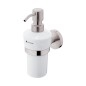 Nimco Unix - Distributeur de savon liquide avec support, acier inoxydable brossé UNM 13031KUL-10