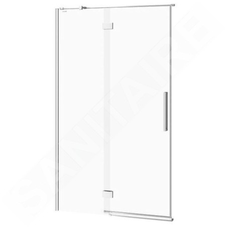 Cersanit Crea - Porte de douche 120x202 cm, gauche, chrome/verre clair S159-003