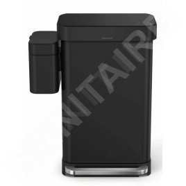 Simplehuman Poubelles - Poubelle, 4 l, noir mat CW1647
