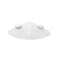 Nimco Kibo - Tablette d'angle, chrome/blanc mat KI X208-26