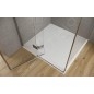 Cersanit Crea - Porte de douche 120x202 cm, gauche, chrome/verre clair S159-003