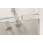 Cersanit Crea - Porte de douche 120x202 cm, gauche, chrome/verre clair S159-003
